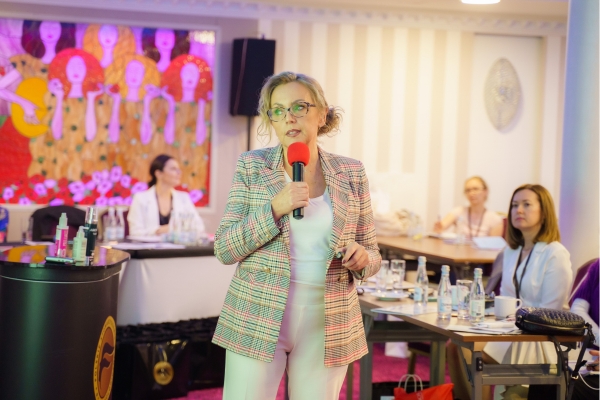 Ilona Junga podczas szkolenia
